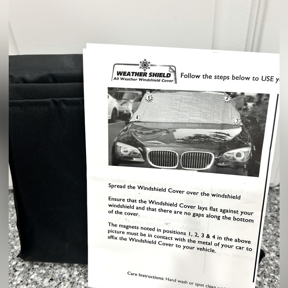 Weather-shield All-Weather Windshield Cover NEW
